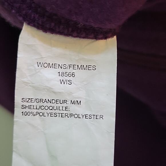 Woolrich Purple Fleece Vest Size Medium M - Picture 5 of 5